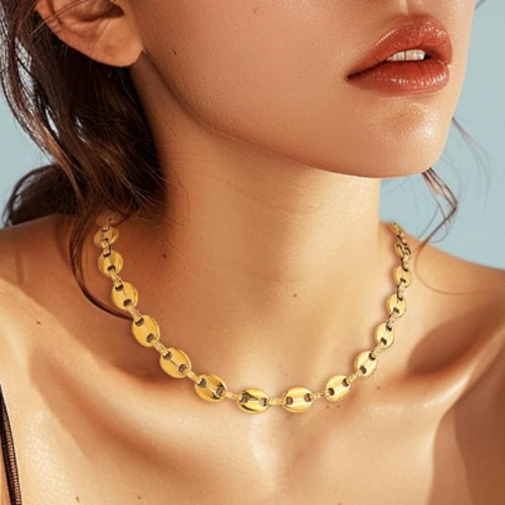 New! Anthro Gold Tone Adjustable Link Chain